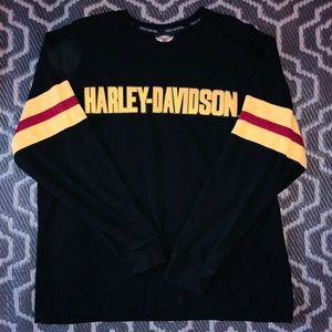 Mens harley davidson embroidered crewneck
